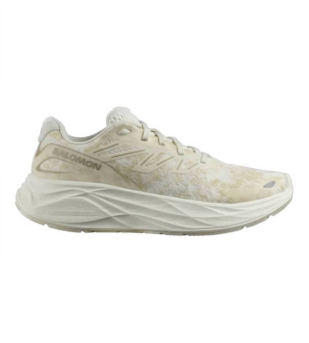 NEW SALOMON women's aero glide 2 running shoes in vanilla ice